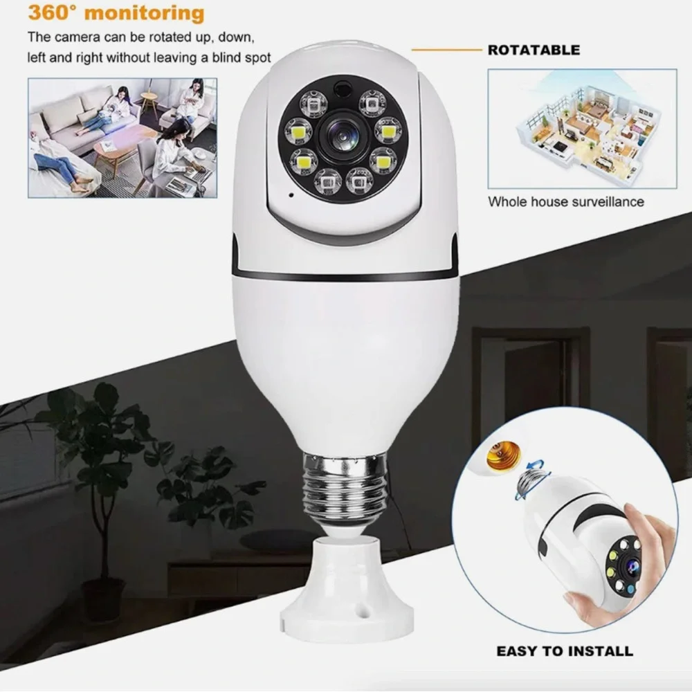 JXL CAM Wifi Panorama Camera Real Time Remote Viewing Open Box